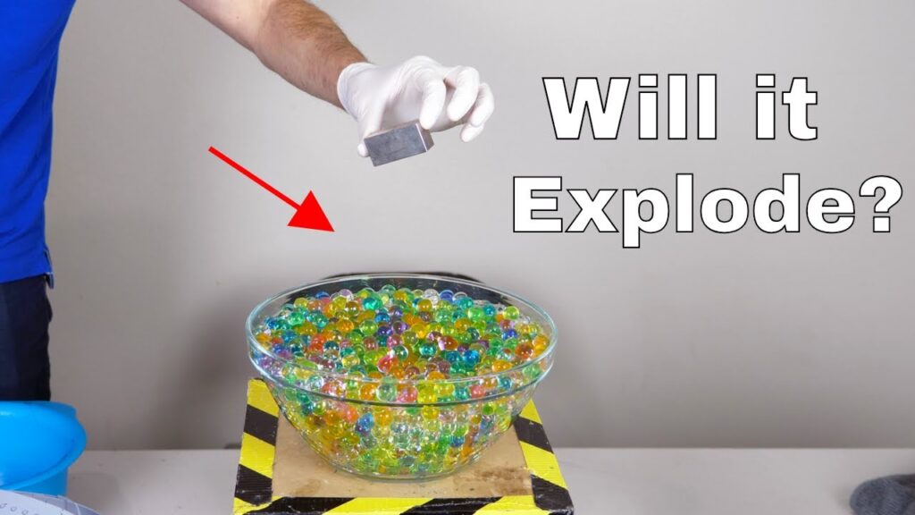 Exploding Orbeez What Happens When You Put Sodium Metal on Orbeez? Will It Explode ...